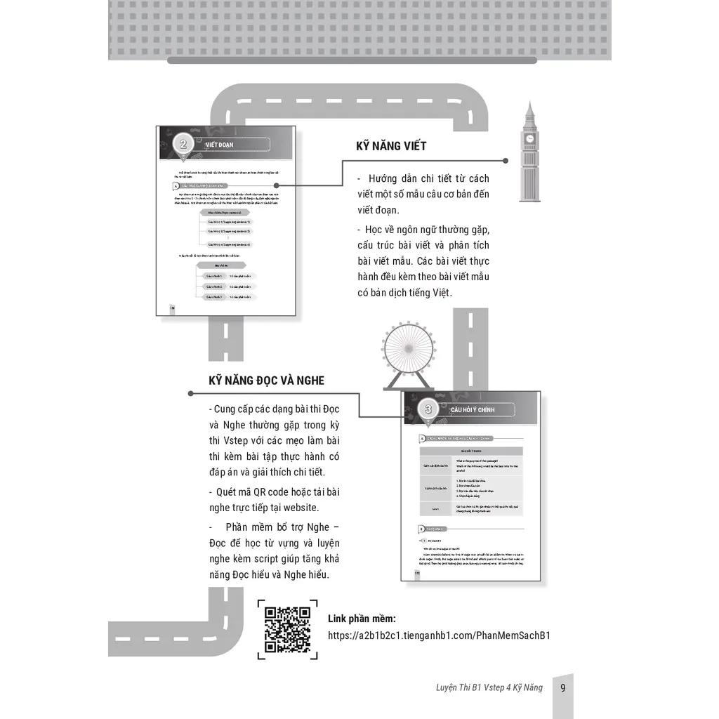 Sách Luyện thi B1 Vstep 4 kỹ năng - Ôn thi chứng chỉ tiếng Anh B1 bậc 3 (bằng B1 tiếng Anh) theo Khung NLNN Việt Nam - Hình 5
