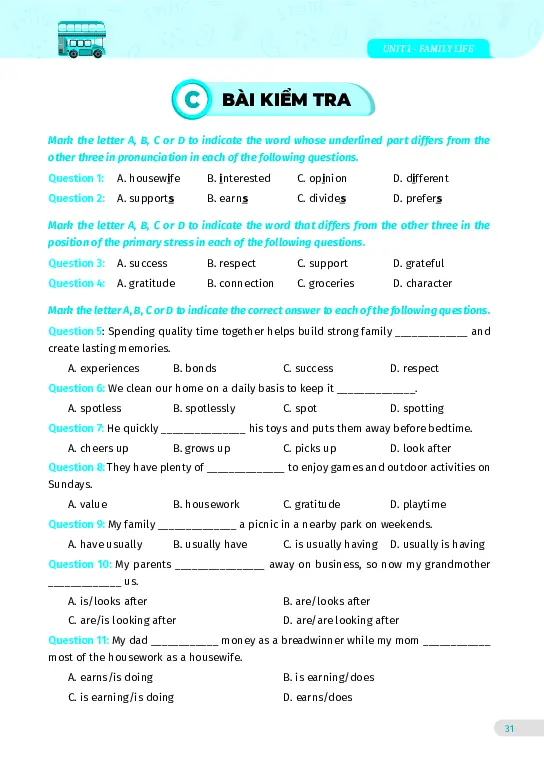 Bài tập tiếng Anh lớp 10 Global Success Tập 1 - Hình 21