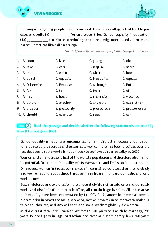 Bài tập tiếng Anh lớp 10 Global Success Tập 2 - Hình 14