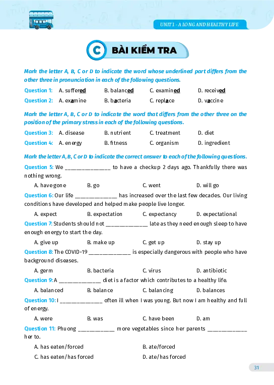 Bài tập tiếng Anh lớp 11 Global Success Tập 1 - Hình 10