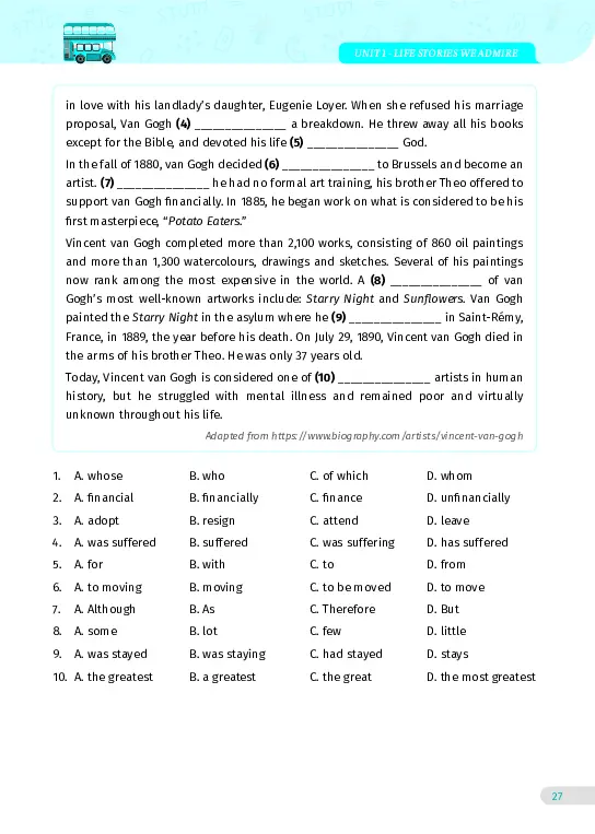 Bài tập tiếng Anh lớp 12 Global Success Tập 1 - Hình 21