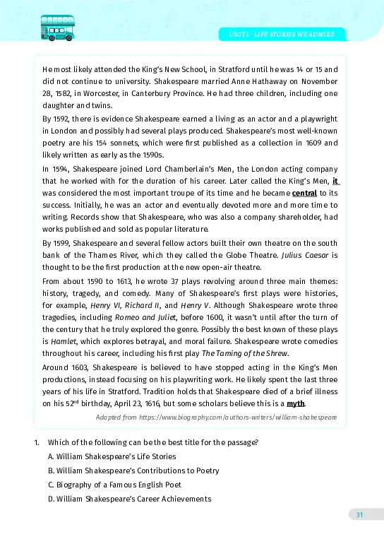 Bài tập tiếng Anh lớp 12 Global Success Tập 1 - Hình 26