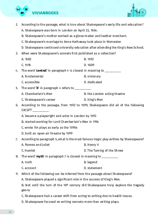 Bài tập tiếng Anh lớp 12 Global Success Tập 1 - Hình 27