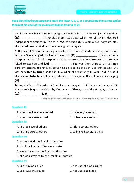 Bài tập tiếng Anh lớp 12 Global Success Tập 1 - Hình 37