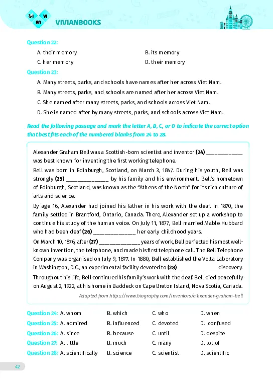 Bài tập tiếng Anh lớp 12 Global Success Tập 1 - Hình 38