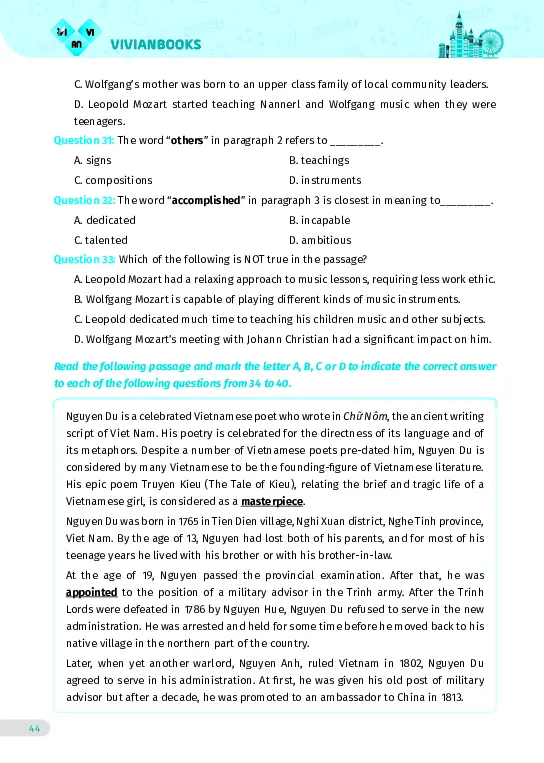 Bài tập tiếng Anh lớp 12 Global Success Tập 1 - Hình 40