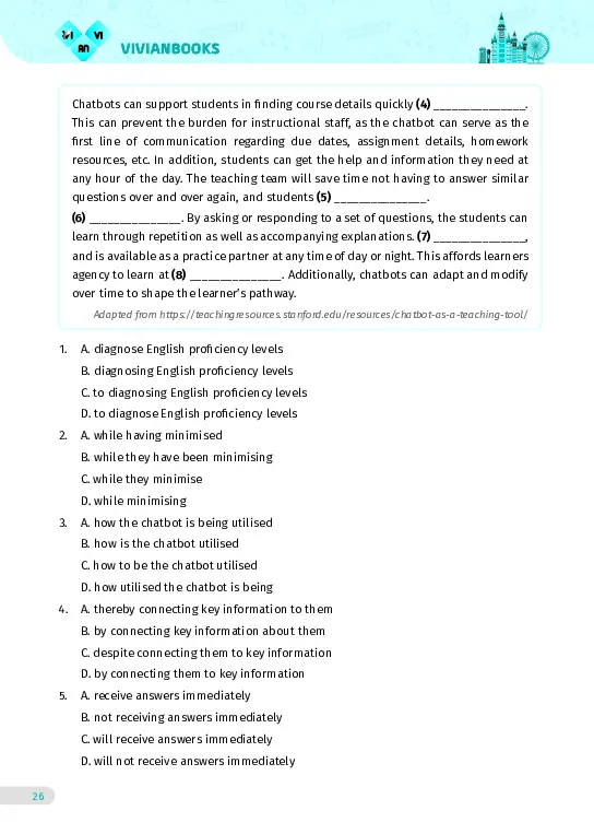 Bài tập tiếng Anh lớp 12 Global Success Tập 2 - Hình 20