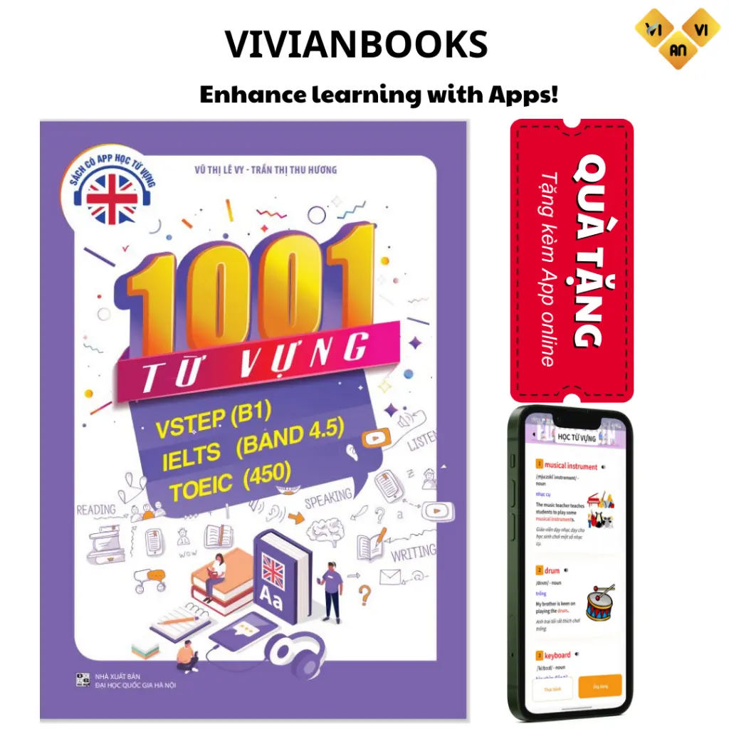 Sách 1001 Từ vựng tiếng Anh thông dụng