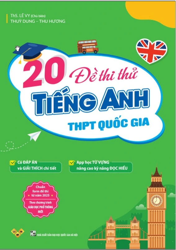 20 Đề Thi Tiếng Anh THPT Quốc Gia