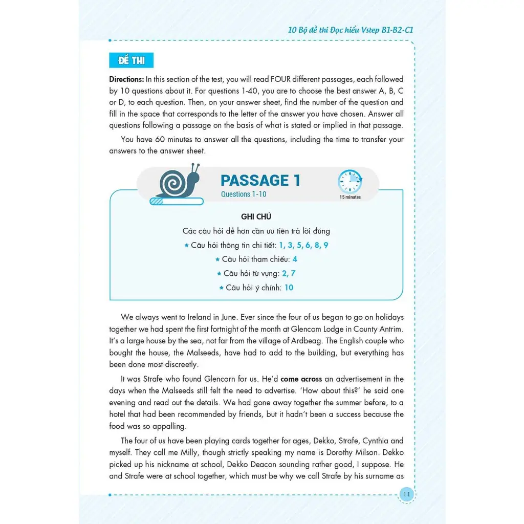 Sách 10 bộ đề thi Đọc hiểu Vstep B1-B2-C1 (tiếng Anh bậc 3,4,5)|Ôn thi TOEFL iBT reading, Vstep reading - Hình 10