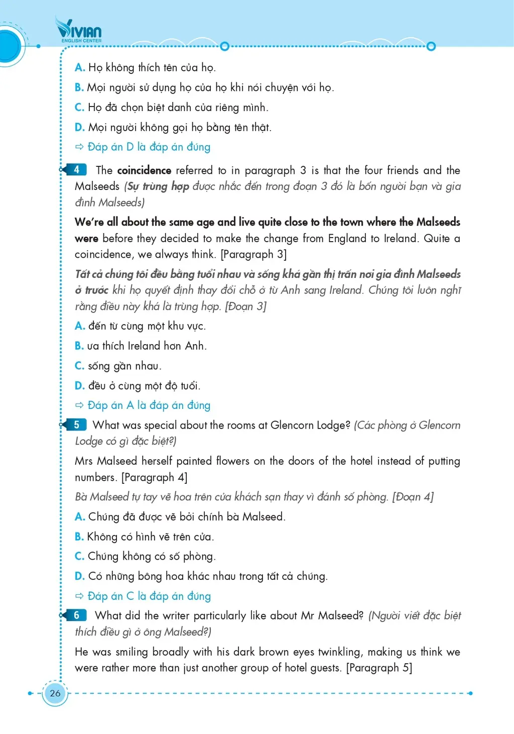 Sách 10 bộ đề thi Đọc hiểu Vstep B1-B2-C1 (tiếng Anh bậc 3,4,5)|Ôn thi TOEFL iBT reading, Vstep reading - Hình 12