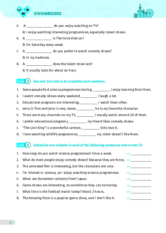 Bài tập tiếng Anh lớp 6 Global Success Tập 2 - Hình 15