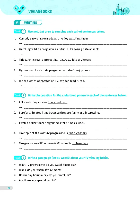 Bài tập tiếng Anh lớp 6 Global Success Tập 2 - Hình 19