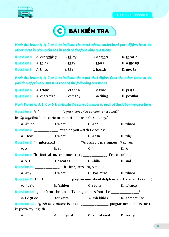 Bài tập tiếng Anh lớp 6 Global Success Tập 2 - Hình 22