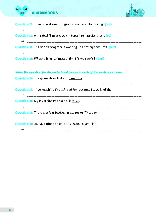 Bài tập tiếng Anh lớp 6 Global Success Tập 2 - Hình 26