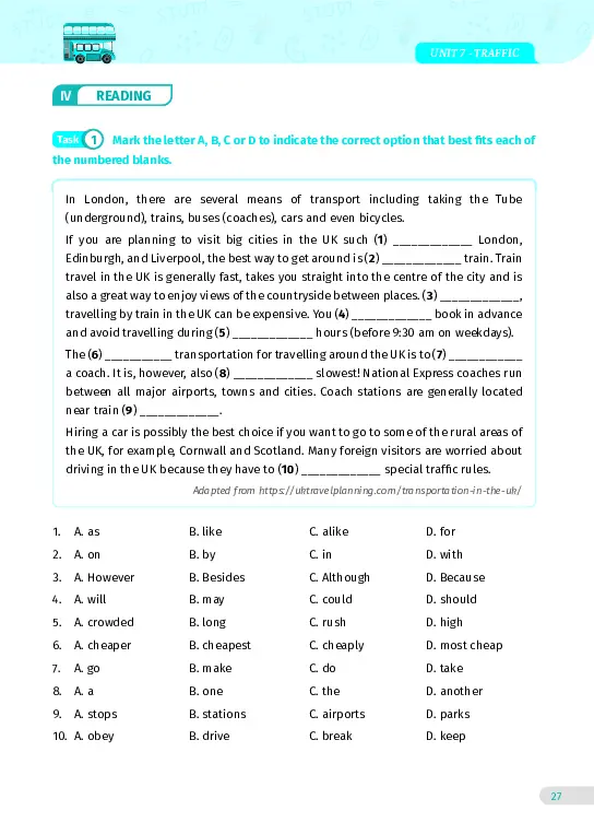 Bài tập tiếng Anh lớp 7 Global Success Tập 2 - Hình 21