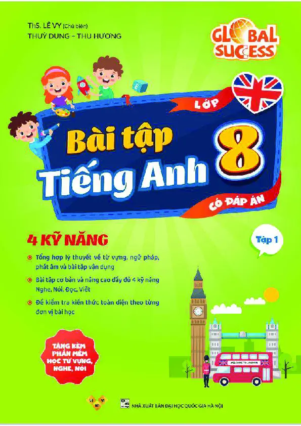 Bài tập tiếng Anh lớp 8 Global Success Tập 1 - Hình 1