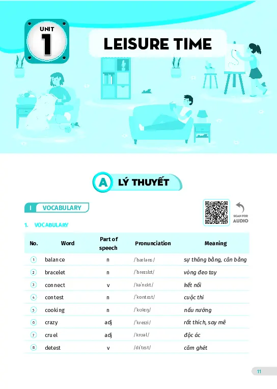 Bài tập tiếng Anh lớp 8 Global Success Tập 1 - Hình 3