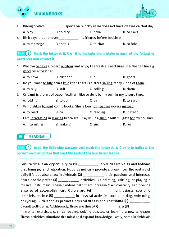 Bài tập tiếng Anh lớp 8 Global Success Tập 1 - Hình 12