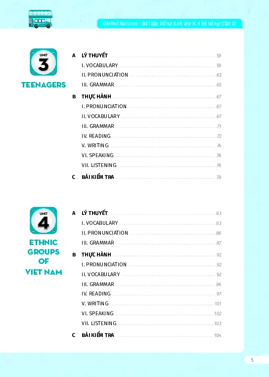 Bài tập tiếng Anh lớp 8 Global Success Tập 1 - Hình 19