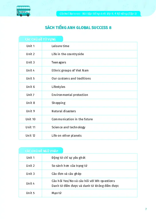 Bài tập tiếng Anh lớp 8 Global Success Tập 1 - Hình 21