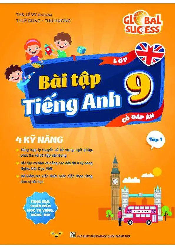 Bài tập tiếng Anh lớp 9 Global Success Tập 1 - Hình 1