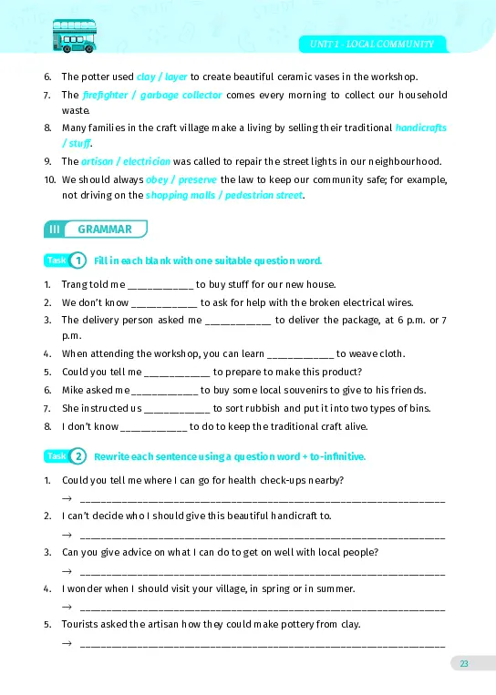 Bài tập tiếng Anh lớp 9 Global Success Tập 1 - Hình 17