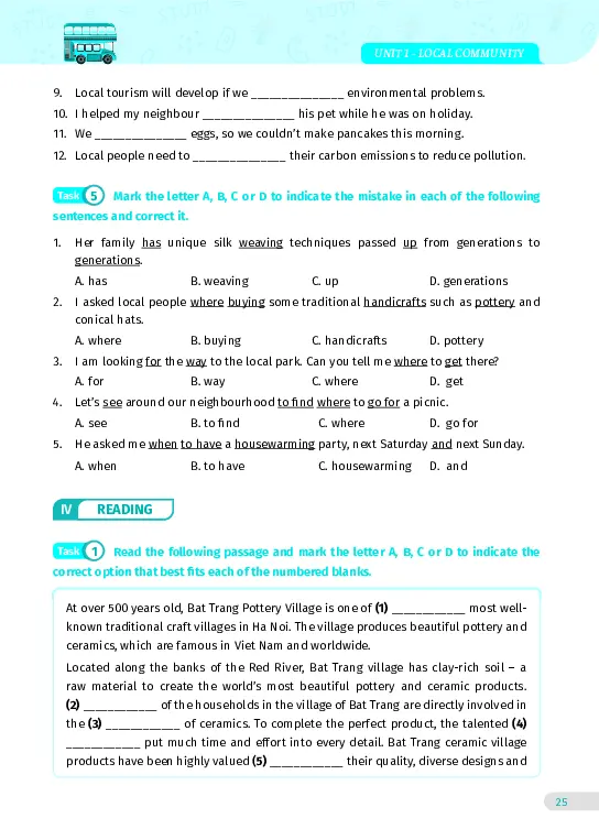 Bài tập tiếng Anh lớp 9 Global Success Tập 1 - Hình 19