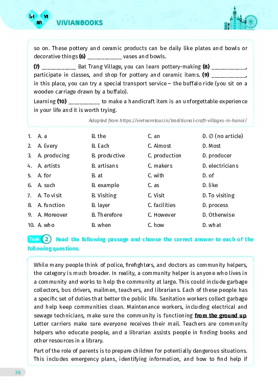 Bài tập tiếng Anh lớp 9 Global Success Tập 1 - Hình 20